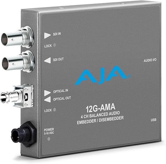 12G-SDI対応４chﾊﾞﾗﾝｽﾄﾞｵｰﾃﾞｨｵｴﾝﾍﾞﾃﾞｯﾄﾞ